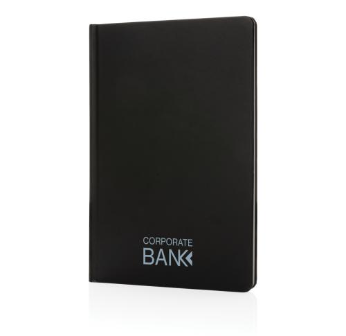 Custom Printed Black A5 Impact Stone Paper Hardcover Notebooks