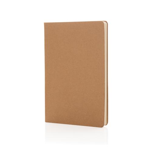 Printed Eco Friendly A5 Hardcover Notebook - Brown