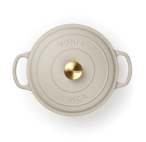 VINGA Monte enameled cast iron pot 5.5L Grey
