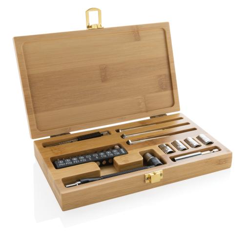 Carvine 21 pcs bamboo tool set Brown