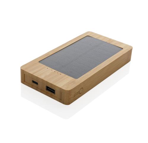 Sunwick 10.000 mAh Bamboo solar powerbank