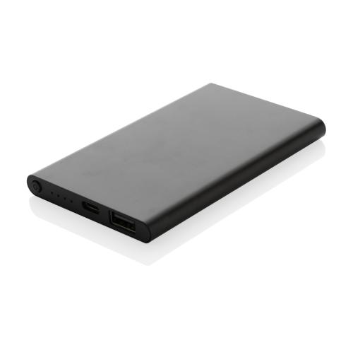 RCS recycled plastic/aluminum 4000 mah powerbank with type C