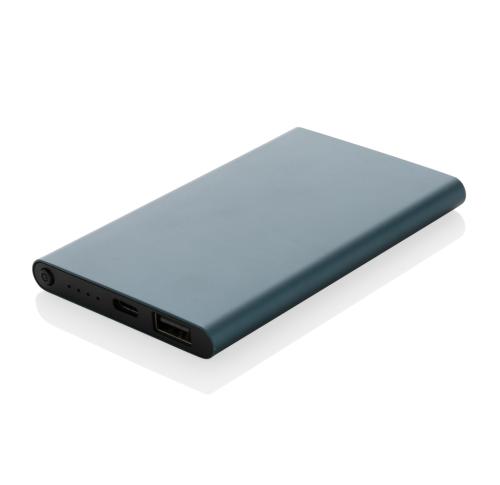 RCS recycled plastic/aluminum 4000 mah powerbank with type C