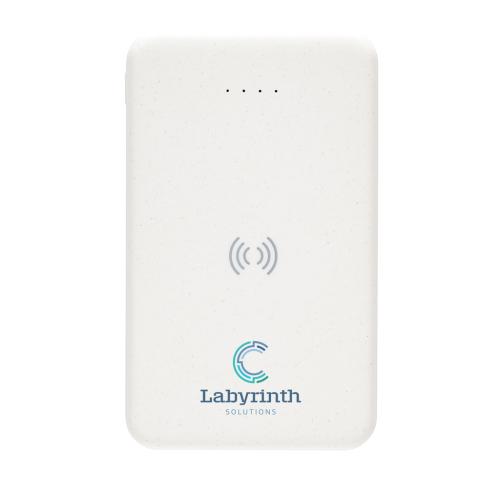 RCS recycled plastic 5.000 mAh 5W wireless powerbank