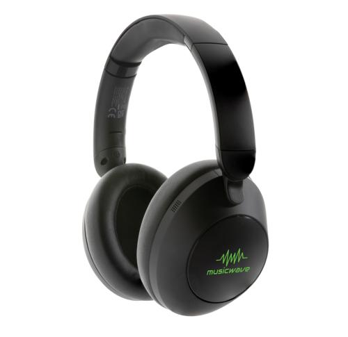 Urban Vitamin Cupertino RCS rplastic ANC headphone Black