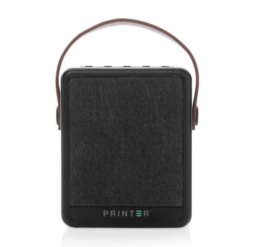 Skywave RCS recycled plastic solar speaker 12W Black