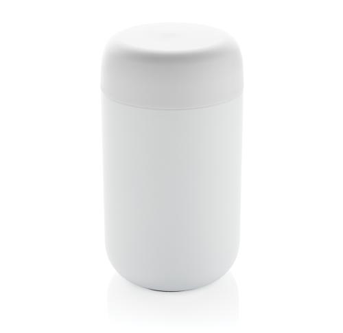 Customised Brew RCS certified recycled stainless steel vacuum tumbler White