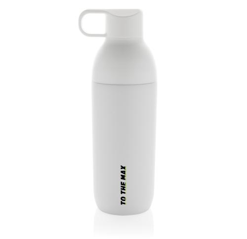 Flow RCS recycled stainless steel vacuum bottle White