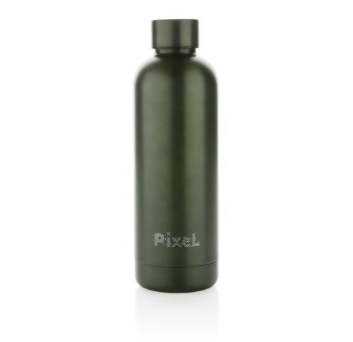 RCS Recycled stainless steel Impact vacuum bottle Green