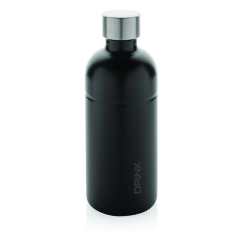 Promotional Soda RCS certified re-steel carbonated drinking bottle Black