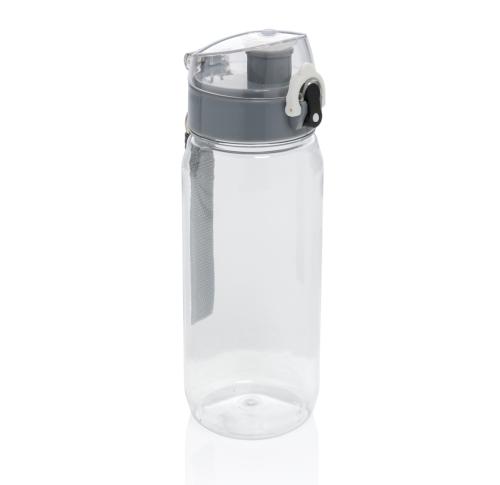 Yide RCS Recycled PET leakproof lockable waterbottle 600ml Transparent