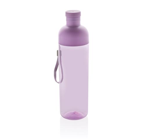 Impact RCS recycled PET leakproof water bottle 600ml Purple