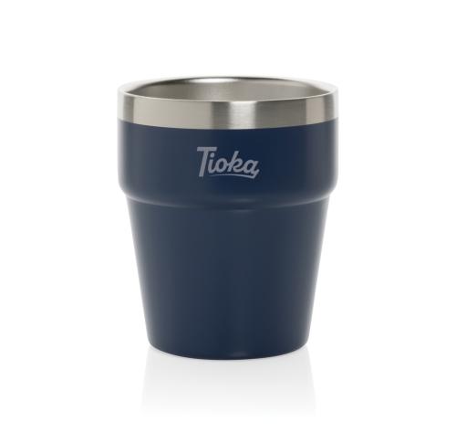 Clark RCS double wall coffee cup 300ML Navy