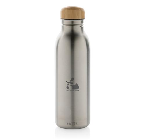 Avira Alcor RCS Re-steel single wall water bottle 600 ML Silver