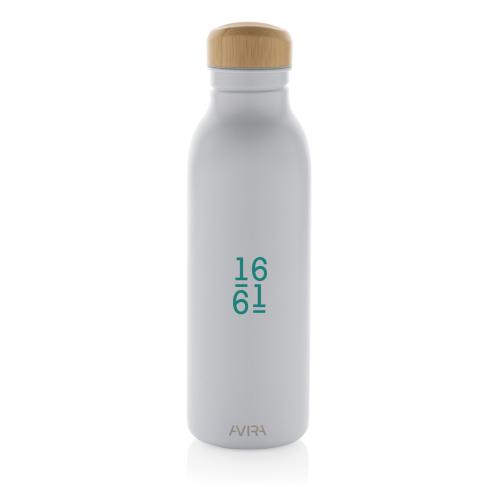 Avira Alcor RCS Re-steel single wall water bottle 600 ML White