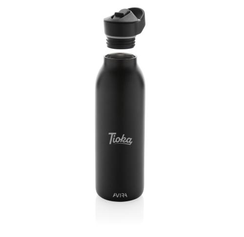 Avira Ara RCS Re-steel fliptop water bottle 500ml Black