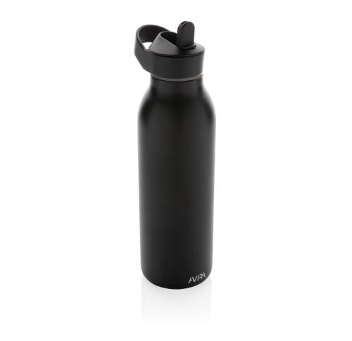 Avira Ara RCS Re-steel fliptop water bottle 500ml Black