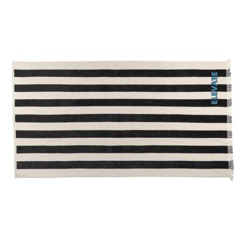 Ukiyo Yukari AWARE™ XL deluxe beach towel 100x180cm Anthracite