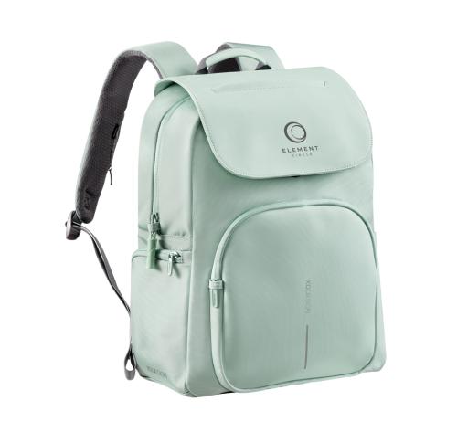 Anti-Theft Soft Daypacks Custom Logo  XD Design Mint Green