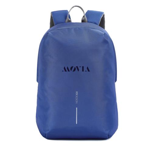 Backpacks With Anti-theft Bobby Soft Blue Printed Logo