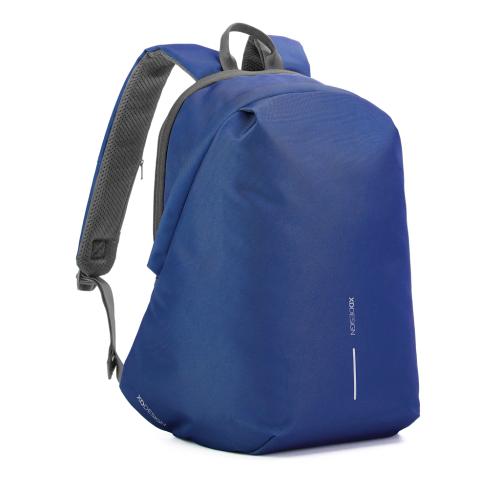 Backpacks With Anti-theft Bobby Soft Blue Printed Logo