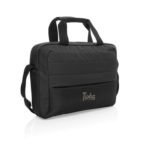 Eco Recycled RPET 15.6 Inch Laptop Bags Printed Logo Armond AWARE™ 