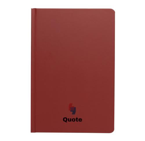 Customised A5 Impact Stone Paper Hardcover Notebooks Red