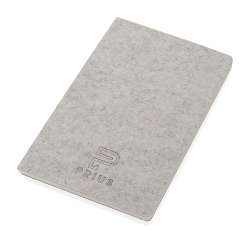 Phrase GRS certified recycled felt A5 notebook