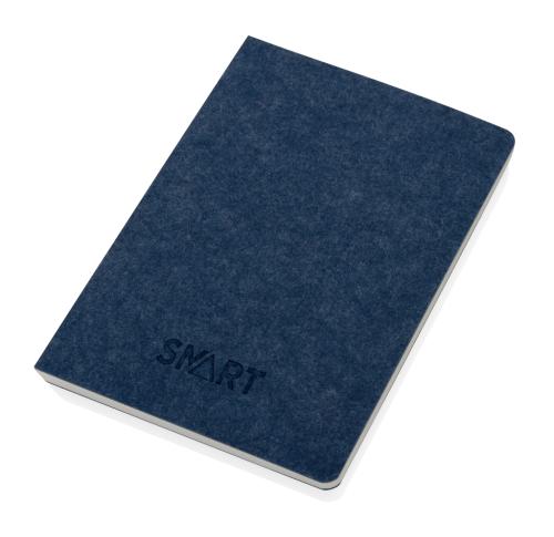 Phrase GRS certified recycled felt A5 notebook