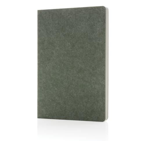 Phrase GRS certified recycled felt A5 notebook