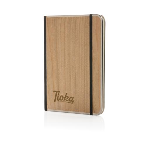 Treeline A5 wooden cover deluxe notebook