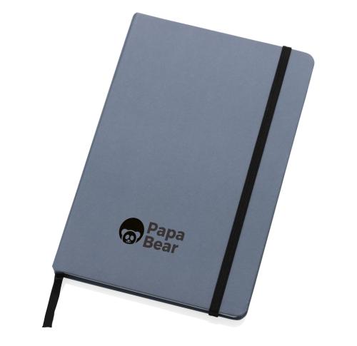 Promotional Eco Craftstone A5 Recycled Kraft And Stonepaper Notebooks Blue
