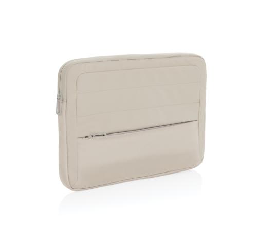 Custom Printed RPET 15.6 Inch Laptop Sleeves Printed Logo Cream Armond AWARE™