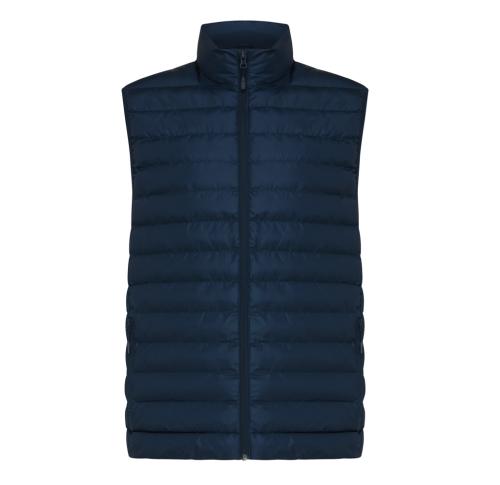 Iqoniq Meru men recycled polyester bodywarmer Navy