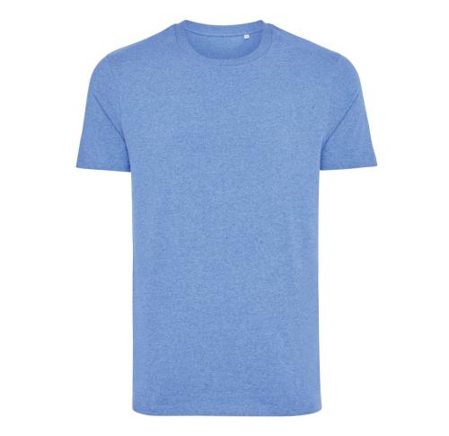 Recycled Cotton T-shirt Undyed Heather Blue Iqoniq Manuel 