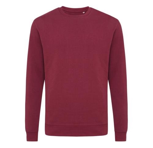 Iqoniq Zion recycled cotton crew neck Burgundy