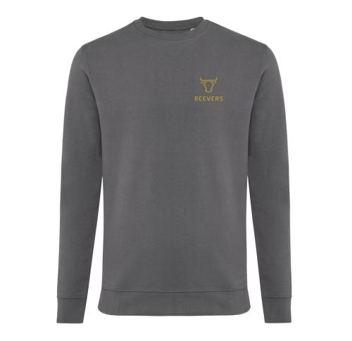Promotional Recycled Cotton Crew Neck Sweatshirts Antrhacite Iqoniq Zion 