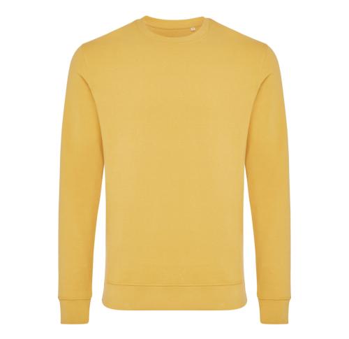 Iqoniq Zion recycled cotton crew neck Yellow