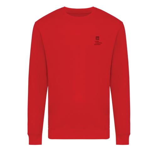 Iqoniq Zion recycled cotton crew neck Red