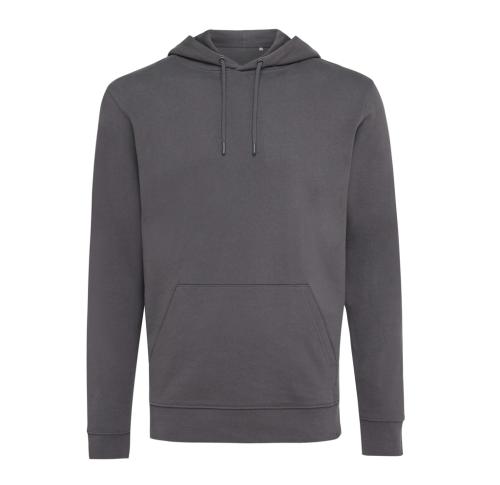 Iqoniq Jasper recycled cotton hoodie Anthracite