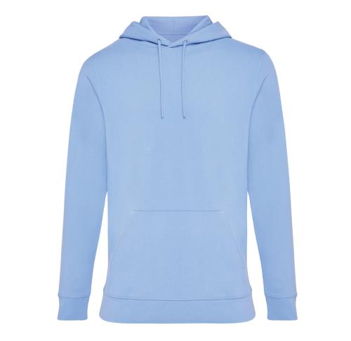 Printed Hoodies Unisex Iqoniq Jasper Recycled Cotton Sky Blue