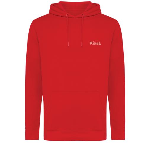 Iqoniq Jasper recycled cotton hoodie Red