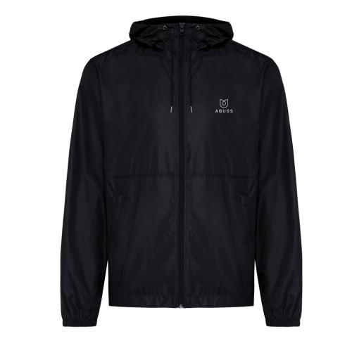 Iqoniq Logan recycled polyester lightweight jacket Black