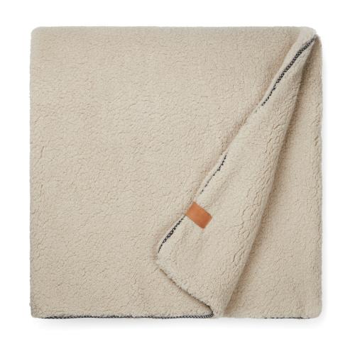 Branded Recycled Double Pile Blanket Brown VINGA Maine GRS