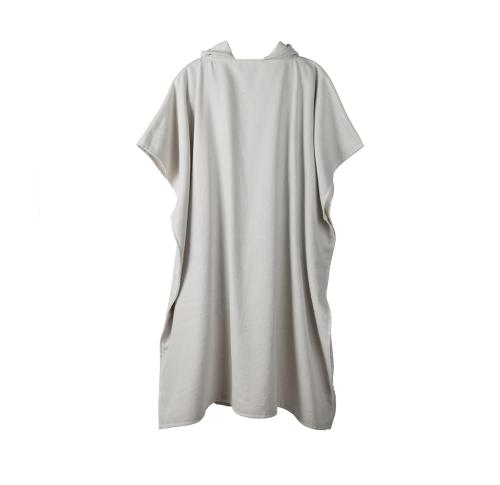 VINGA Tolo hammam terry beach poncho Grey