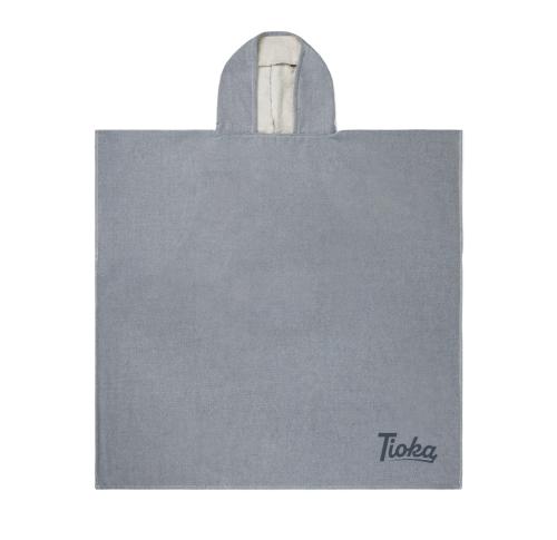 VINGA Tolo hammam terry beach poncho Navy