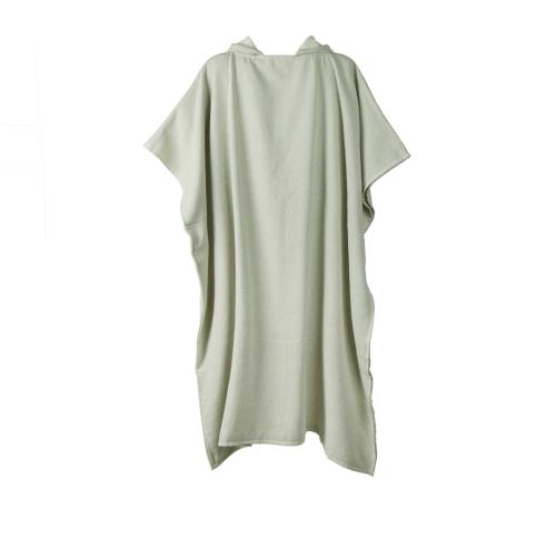 VINGA Tolo hammam terry beach poncho Green