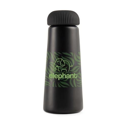 Branded Steel Vacuum Water Bottles 450 ML Black VINGA Erie RCS 