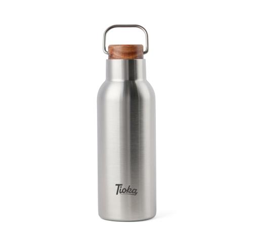 VINGA Ciro RCS recycled vacuum bottle 580ml Silver