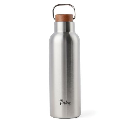 VINGA Ciro RCS recycled vacuum bottle 800ml Silver